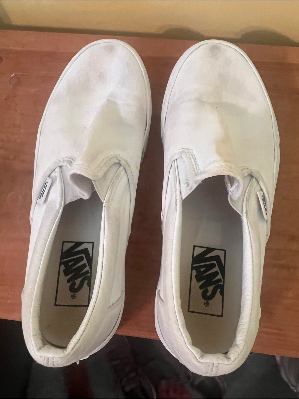Vans Slip-On Canvas Shoes - White